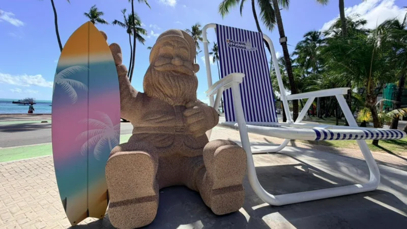 Orla de Maceió ganha novo ‘gigante’ ao lado da famosa cadeira; confira