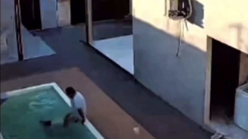 Pai salva filhos de afogamento em poucos segundos em piscina de casa, em Arapiraca