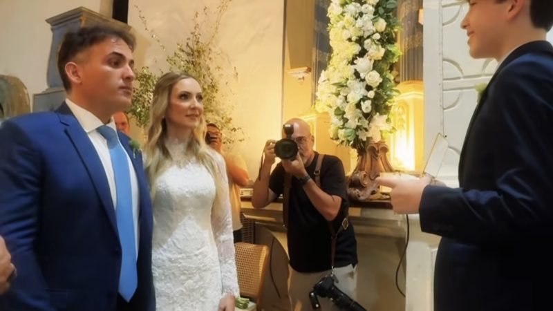 Ex-prefeito de Pilar, Renato Filho, se casa com Wanessa Kiev em cerimônia marcada pela fé e presença de autoridades