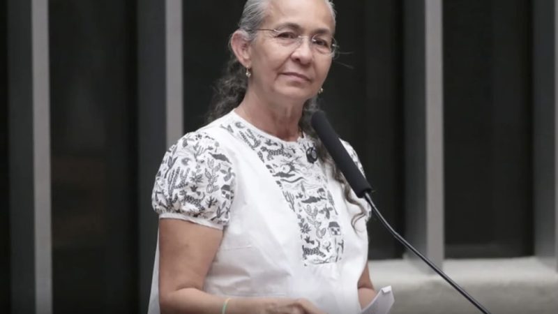 EX-PT, Heloísa Helena toma posse na Câmara e critica o governo