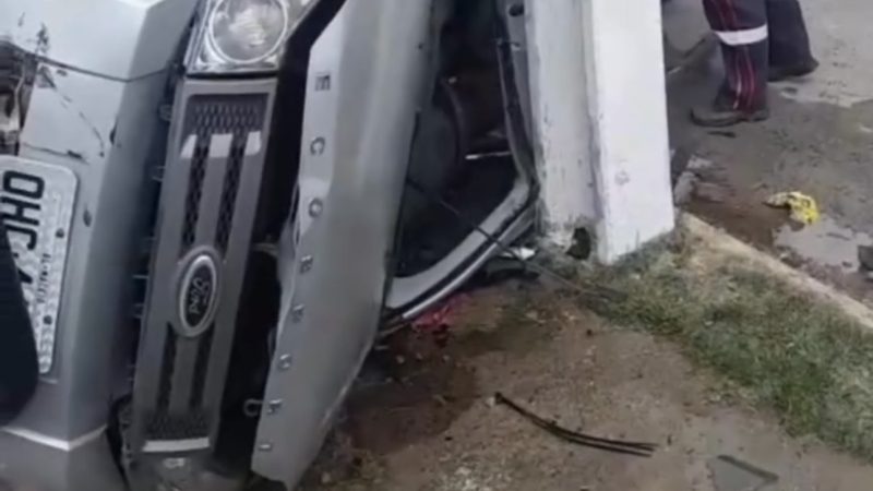 Capotamento em Rio Largo deixa uma pessoa ferida na manhã de Natal