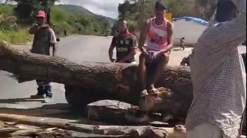 BR-101 segue interditada por protesto de indígenas Wassú Cocal em Joaquim Gomes