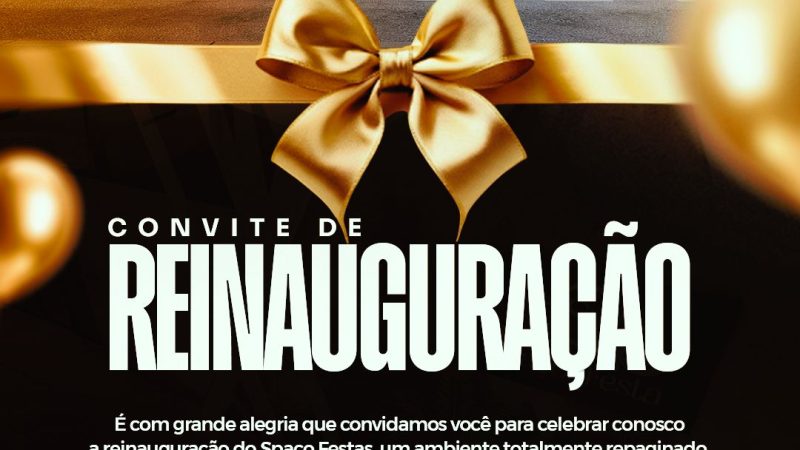 Spaço Festas será reinaugurado nesta terça-feira (16) em Palmeira dos Índios