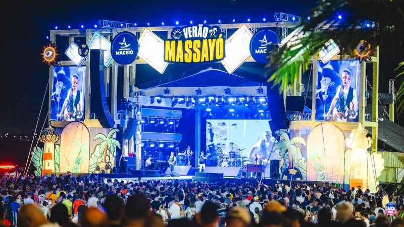 Veja os horários e a ordem dos shows do Verão Massayó 2026 desta sexta