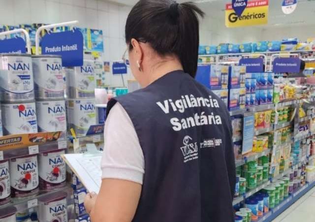 Vigilância Sanitária realiza inspeção em fórmulas infantis da Nestlé em Palmeira dos Índios