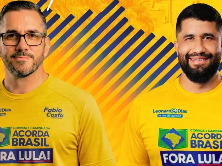 Fábio Costa e Leonardo Dias lideram corrida “Fora Lula” na Pajuçara