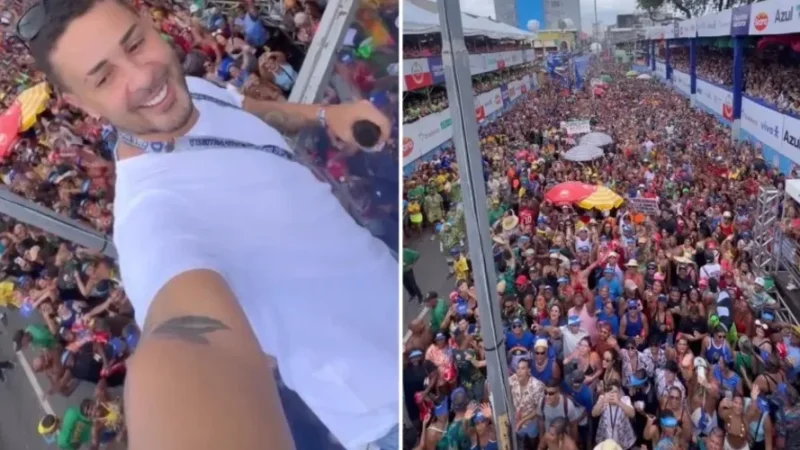 Carlinhos Maia é recebido com vaias no Recife e reage com palavrão