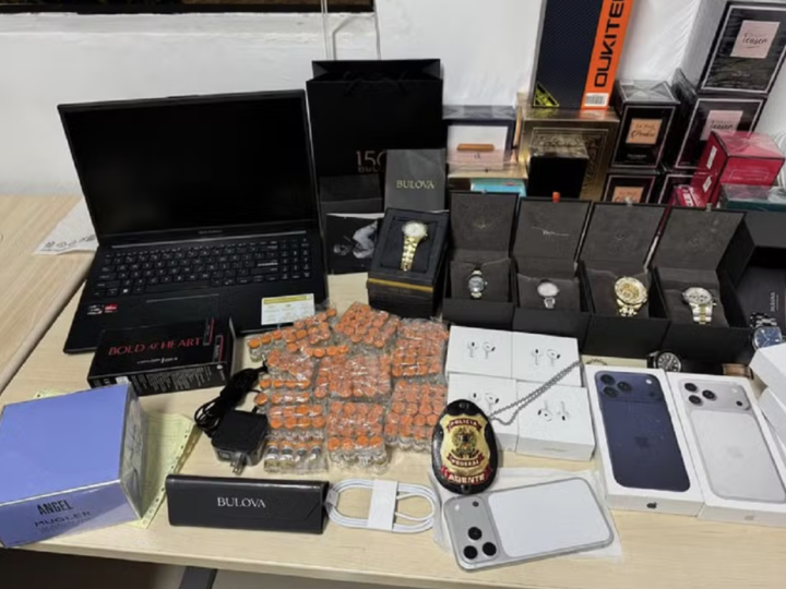 Polícia Federal apreende 152 ‘canetas emagrecedoras’, celulares e relógios com suspeito em Maceió