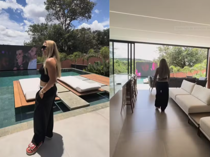 Ex de Hulk, Iran Ângelo mostra nova mansão após filhos assinarem com o Atlético-MG, time do pai; fotos