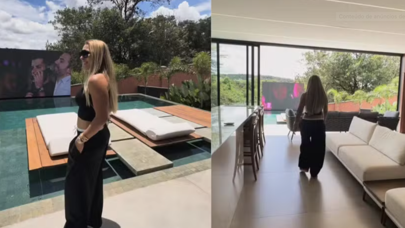 Ex de Hulk, Iran Ângelo mostra nova mansão após filhos assinarem com o Atlético-MG, time do pai; fotos