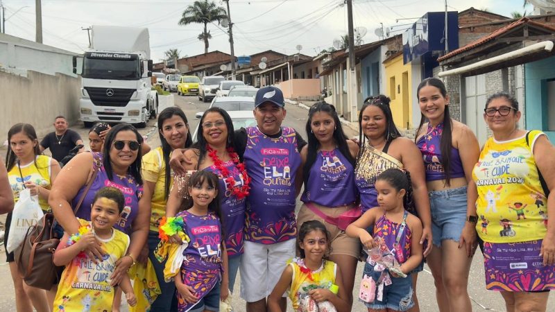 Prefeito Didi Lopes participa de bloco do CRAS e da Secretaria da Mulher em Tanque d’Arca