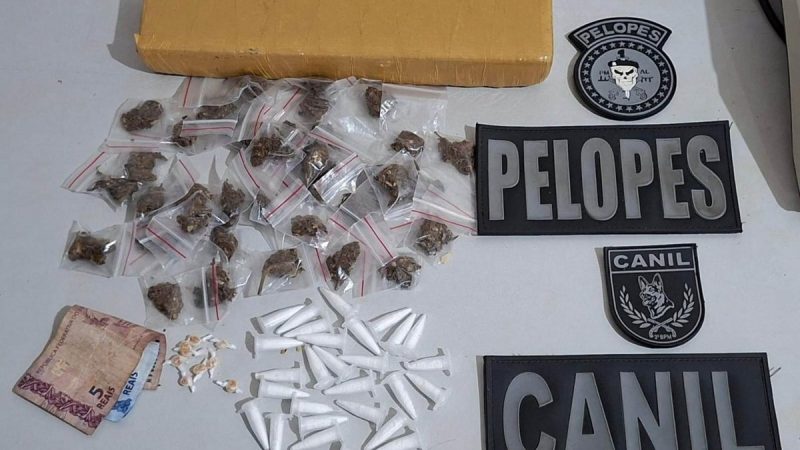 Polícia identifica drogas pela janela e prende mulher no Agreste de Alagoas