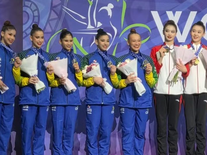 Alagoana Duda Arakaki conquista medalha de prata na Copa do Mundo de Ginástica Rítmica