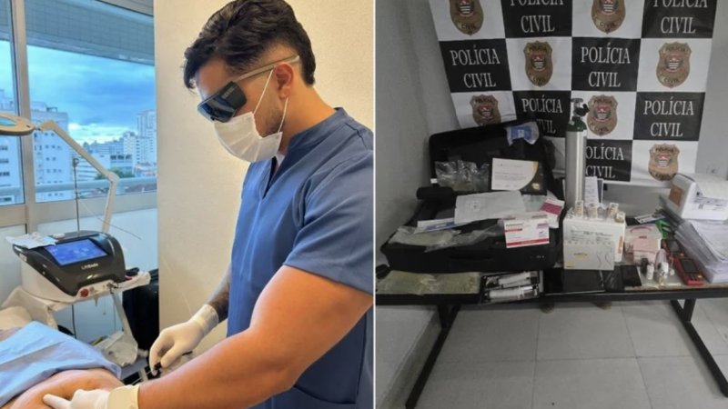 Influencer fingia ser médico para fazer cirurgia estética em pacientes