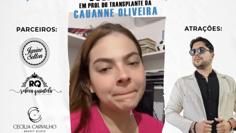 Show Solidário em Maceió Mobiliza Apoio para Transplante de Cauanne Oliveira