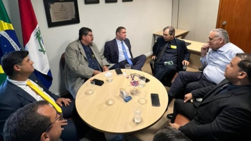 Bancada de vereadores de Palmeira dos Índios declara apoio a Alfredo Gaspar durante agenda em Brasília