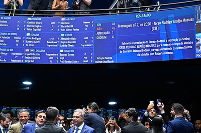 Senado impõe revés histórico ao governo e barra indicação de Jorge Messias ao STF